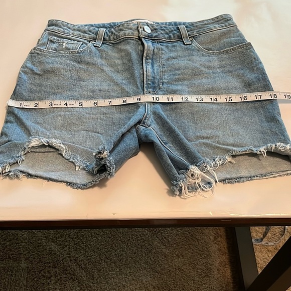 Paige Denim Sarah Longline Shorts High Rise Size 29 - Picture 4 of 16